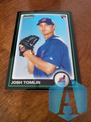 2010 Bowman Chrome Draft #BDP76 Josh Tomlin RC