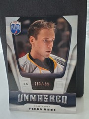 2009-10 Upper Deck Be a Player Unmasked 283/499 Pekka Rinne #GU23 Predators