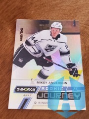 2020-21 Upper Deck Synergy MIKEY ANDERSON #RJ-MA Rookie Away Journey 241/899