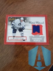 2005-06 Bee Hive Matted Materials Nik Antropov #MM-NA Jersey (see pic)