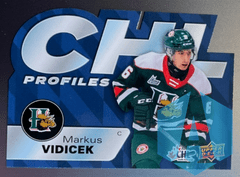 2021-22 Upper Deck CHL Profiles Die-Cut Markus Vidicek #7