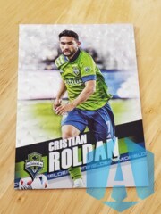 2022 Topps MLS #144 Cristian Roldan Silver Ice Seattle Sounders FC