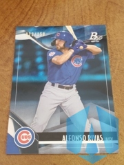 2021 Bowman Platinum Alfonso Rivas #TOP-93 022/150 Chicago Cubs