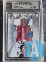 2008-09 ITG Ultimate Player QUAD Joe Sakic In The Game