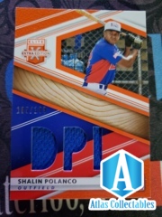 Panini 2020 Elite Extra Edition Shalin Polanco DPL Patch #/199 Pittsburgh