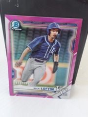 2021 Bowman Chrome Prospect Pink Rookie #BCP144 Nick Loftin 013/199