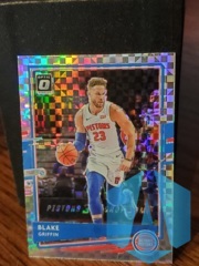 2020-21 Panini Donruss Optic Holo X-ractor Prizm Blake Griffin #121 Detroit Pistons