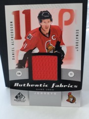 2010-11 SP Game Used Authentic Fabrics Jersey Daniel Alfredsson #AF-DA