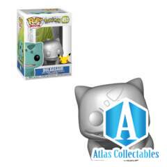 POP! Games Pokémon Bulbasaur Metallic Silver 25th Anniversary Vinyl Figure #453