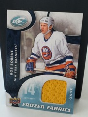 2009-10 Upper Deck Ice Frozen Fabrics Bob Bourne #FR-BB Jersey