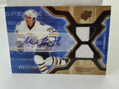 2006-07 SPx Rookie Auto Dual Jerseys 0961/1299 Marc-Antoine Pouliot #172