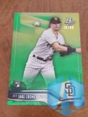 2021 Bowman Platinum Jake Cronenworth #89 Green Foil Parallel 76/99 Rookie Padres
