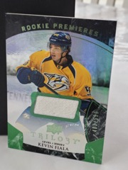 2015-16 Trilogy Premiere Level 1 Green Rainbow Foil 403/599 Kevin Fiala #108 Rookie RC