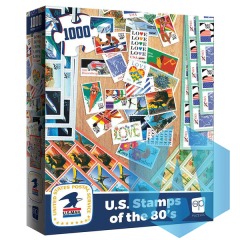 U.S. Stamps of the 80's 1000 Piece Puzzle