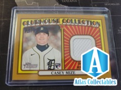 2021 TOPPS CLUBHOUSE COLLECTION CASEY MIZE RC /99 GOLD
