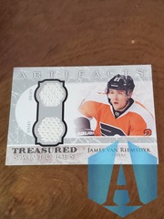 2012-13 Artifacts Treasured Swatches Duel Jerseys James van Riemsdyk #TS-JV