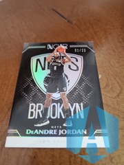 2019-20 Noir Icon Edition Holo Silver SP 01/25 #77 DeAndre Jordan