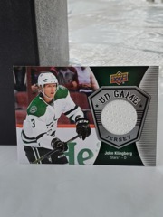 2016-17 Upper Deck Series 1 UD Game Jersey #GJ-KL John Klingberg Star (White)