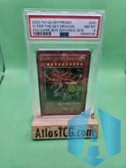 Yu-Gi-Oh GB1-001 Promo Slifer The Sky Dragon Gameboy Secret Rare PSA 8 Promo