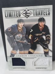 2012-13 Panini Limited Travels 023/199 Dual Jersey Materials #TD-AC Andrew Cogliano