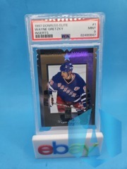 1996 Donruss Elite Perspective /500 #1 Wayne Gretzky New York Rangers PSA 9