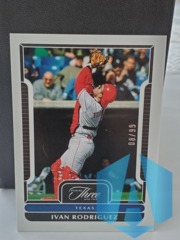 2023 Panini Two and Three #3 Ivan Rodriguez 08/99 Texas Rangers