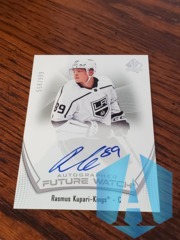 2021-22 SP Authentic Autographed Future Watch Auto #130 Rasmus Kupari 558/999 Kings