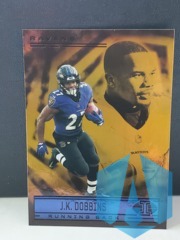 2021 Panini Illusions JK Dobbins #39 Orange Ravens