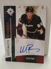 2009-10 Ultimate Collection Rookies 224/299 Matt Beleskey #101 Auto Ducks
