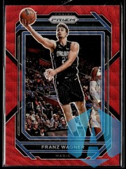 2022-23 Panini Prizm Red Wave Franz Wagner #182 Orlando Magic