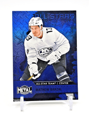 2020-21 Skybox Metal Universe Matthew Barzal #173 All-Star Team Blue Spectrum