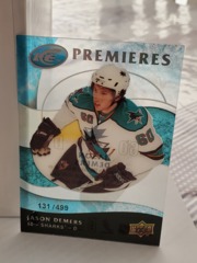2009-10 Upper Deck Ice Premieres Acetate 131/499 Jason Demers #166 Sharks