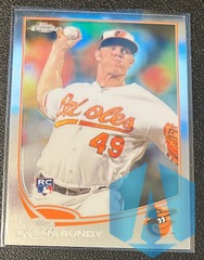 2013 Topps Chrome Rookie #125 DYLAN BUNDY Baltimore Orioles RC