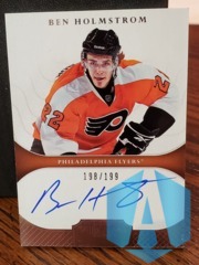 2011-12 Panini Dominion Auto Rookies 198/199 Ben Holmstrom #129