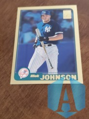 2001 Topps 50 Years Gold #T178 Nick Johnson 1407/2001 Yankees