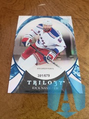 2015-16 Upper Deck Trilogy Blue Rainbow Foil 391/679 Rick Nash #59