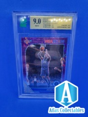 2019-20 Hoops Premium Purple Disco Julius Randle Knicks #121 MNT 9.0 GRADED