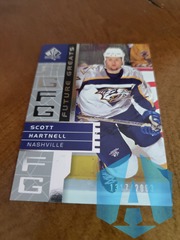 2002-03 SP Authentic #121 Scott Hartnell FG 1317/2003
