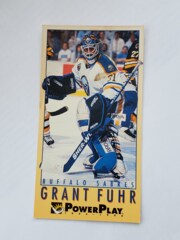 1993-94  Fleer PowerPlay Tall Boys Grant Fuhr #27 Buffalo Sabres *see pic*