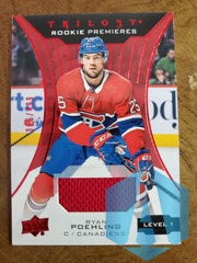 2019 Upper Deck Trilogy Premieres Level 1 Red Foil 306/499 Ryan Poehling Rookie