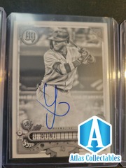 2022 Topps Gypsy Queen LEWIN DIAZ Black and White Auto #/50