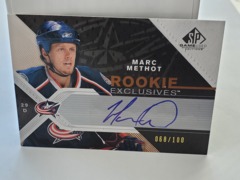 2007-08 SP Game Used Rookie Exclusives Auto #RE-MM Marc Methot 068/100