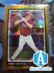 2010 Bowman Chrome Draft Gold Refractors #BDP81 John Hester/50