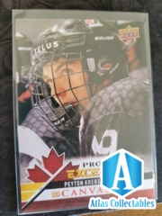 2020-21 UD Program of Excellence #C264 Peyton Krebs RC