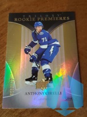 2018-19 Trilogy Anthony Cirelli #59 Rookie Premieres 850/999 Tampa Bay Lightning