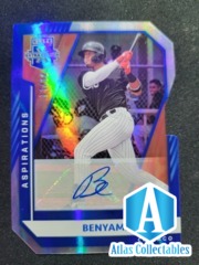 2021 Elite Extra Edition AUTO Die Cut BENYAMIN BAILEY /82 #169 BLUE