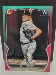 2023 1st Bowman Draft #BD-94 Seth Keener Aqua Pink Gradient 197/199 Sox