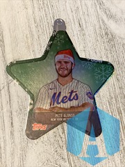 2021 Topps Holiday Star Ornament Pete Alonso #WHO-PA Die Cut