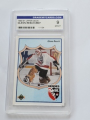 1990-91 Upper Deck Glenn Resch #507 Grademycards 9 MINT 11134