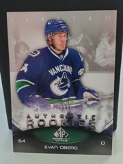 2010-11 SP Game Used Edition Authentic Rookies 466/699 Evan Oberg #139